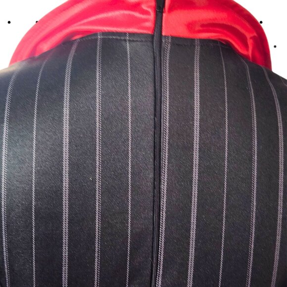 Leg Avenue pin stripe mini dress SIZE S - Picture 4 of 5